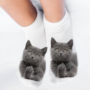 Women's 3D Cat Print Socks
