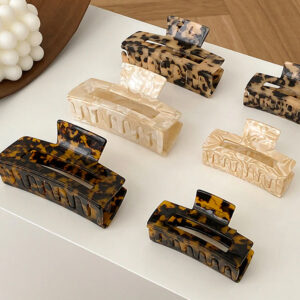 Square Shaped Hair Claw for Women